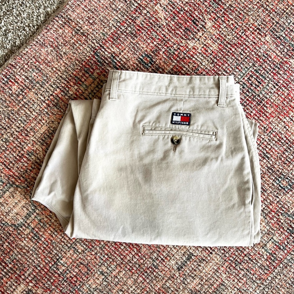 Tommy Hilfiger Khaki Cotton Pants